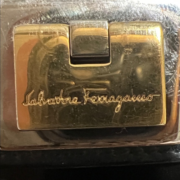 Salvatore Ferragamo Black Leather Wallet - Picture 4 of 14